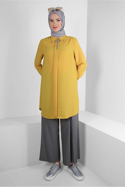 Alvina STONE DETAIL FLAT TUNIC 43816