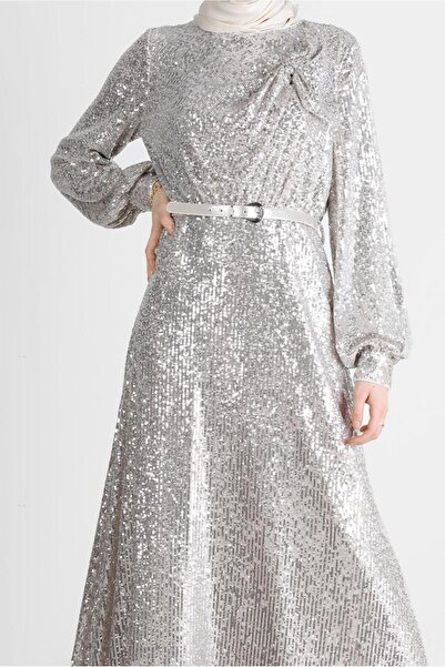 Alvina Fiyonk Detaylı Pul Payet Abiye 50232