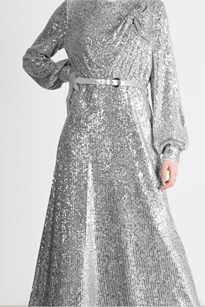 Alvina Fiyonk Detaylı Pul Payet Abiye 50232