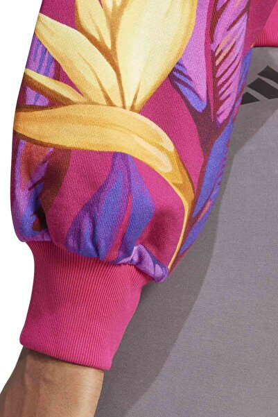 adidas Farm Hoodie Pink Women's Sweatshirt