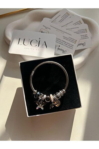 SHINELUC سوار الفولاذ على شكل فراشة