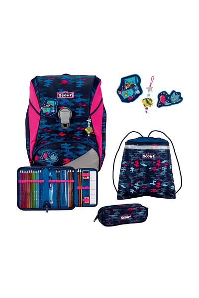 Scout Set de ghiozdane Alpha, 4 piese