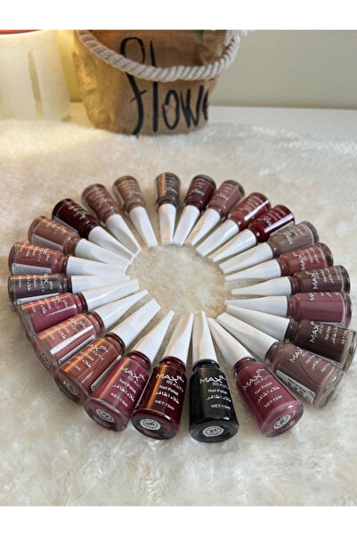 Max Beauty مجموعة طلاء اظافر 24 لون متعدد