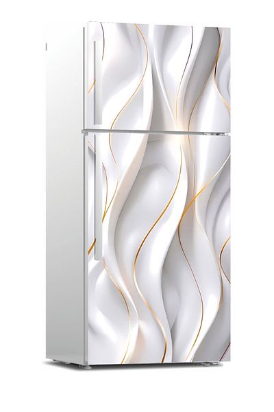 RENKLİ HOBBY Refrigerator Cover Covering Sticker - Cover Foil Pattern Covering
