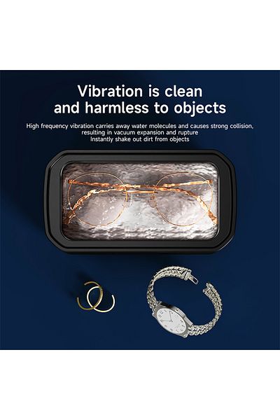 Youtrico Glasses Ultrasonic Cleaning Machine-Black