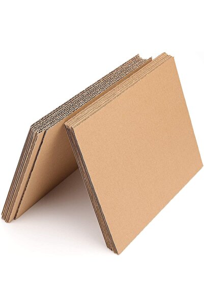 EMPA 100x70cm 3mm 5adet Oluklu Mukavva Karton - Proje Kartonu - Tuval Kartonu - Ödev Kartonu