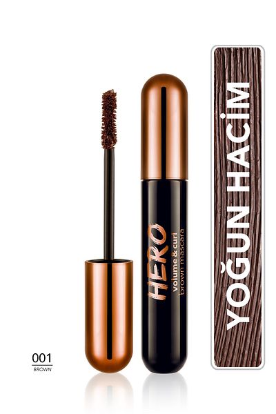Flormar Hero Volume & Curl Intense Volumizing Moisturizing Brown Mascara