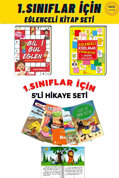Ata Yayıncılık 1.sınıflar Için En Eğlenceli Kitaplar Hemde Hikaye Seti