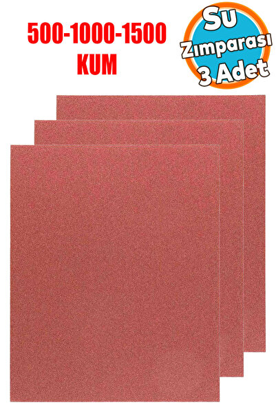 NZB Araç Otomotiv Far Temizleme Parlatma İnce Kalın Su Zımpara Seti Kağıt 100...