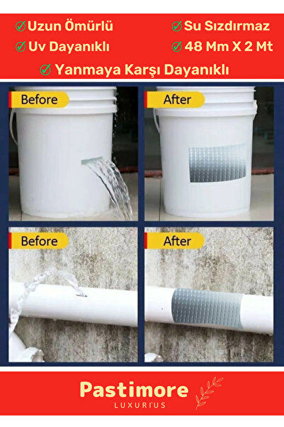 Pastimore Su Geçirmez Sızdırmaz Alev Geciktirici Dayanıklı Alüminyum Tamir Sa...