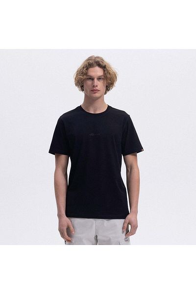 Ellesse Em462-Bk Crew Neck Men's T-Shirt - Black