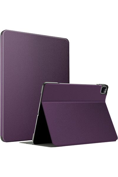Söke Soke Protective Case for iPad Pro, Pu Leather, Purple, 12.9 inches