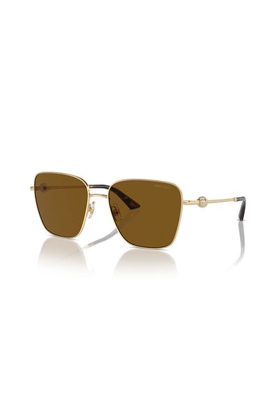 Jimmy Choo Woman Pillow Sunglasses- Jc 4005hb - Lense Size:56mm - Pale Gold
