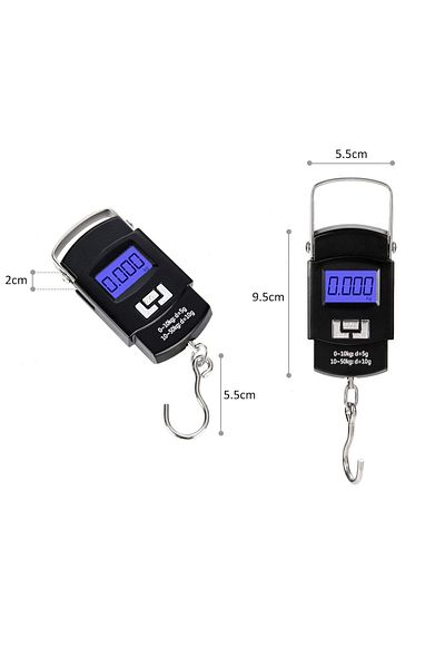 COOYA Portable Luggage Scale, Hanging Weighing 50kg, for Suitcase Travel Bag