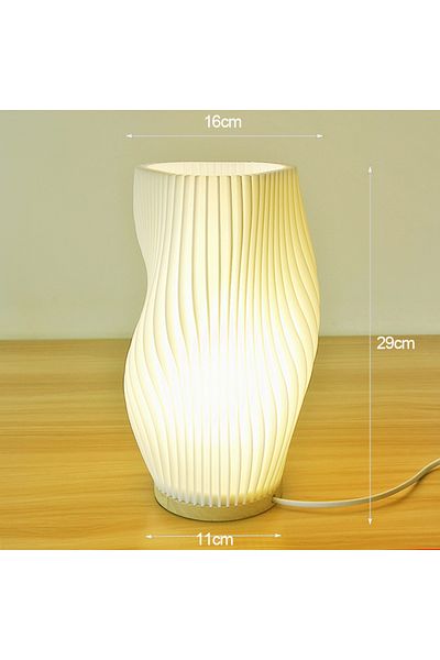 Choice EU A large French cream style 3D desk lamp ins internet red pleated bedroom bedside lamp study coff
