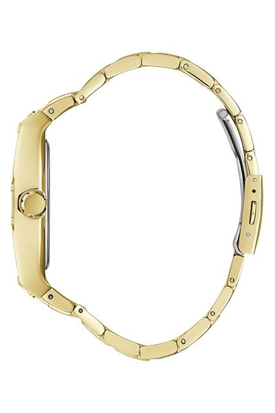 Generic Guess Men Trend Casual Tonneau Diamond 43Mm Watch Rose Gold One