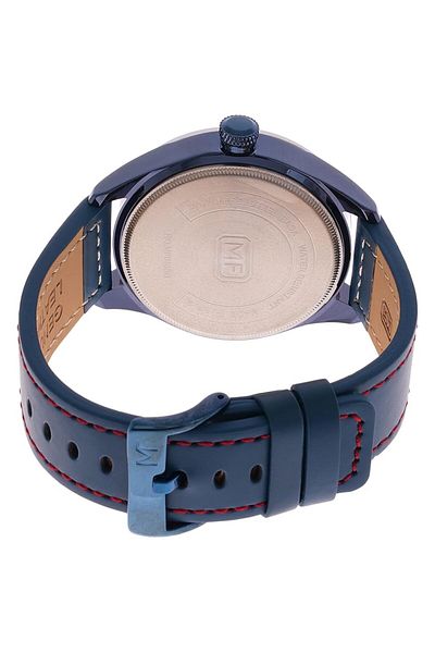 Generic Mini Focus Mens Quartz Watch Analog Display And Leather Strap Mf0155G 03