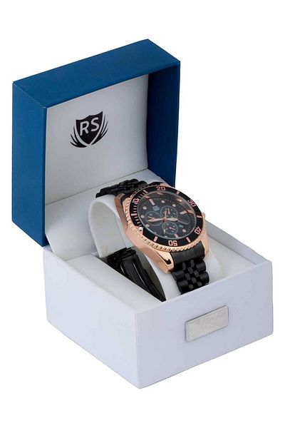 Generic Rs Men Black Copper Rolex Design Watches