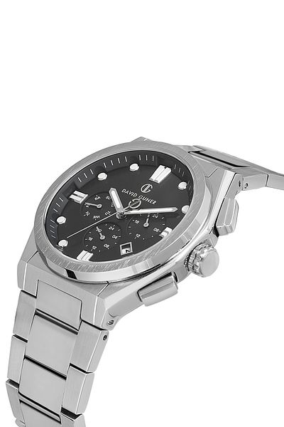 DAVID GUNER Men's Wristwatch Inner Parts Active Original 2 Years Warranty