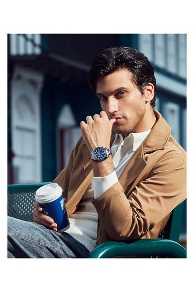 Generic By Benyar Watches For Men Chronograph Analogue Quartz Movement Wrist Watch Fashion Business Sports