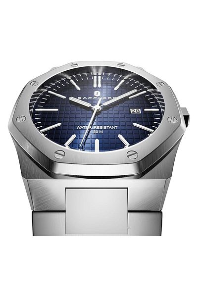 Generic Sapphero Octagon Men Watch Waterproof 30 M Analogue Quartz Watch Classic Business Casual Gold