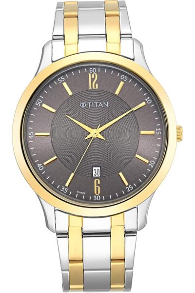 Generic Titan Analog Brown Dial Men Watch 1825Bm01