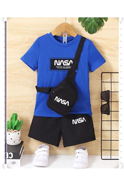 VESTIR BIEN Nasa Printed Children's Top and Bottom Set