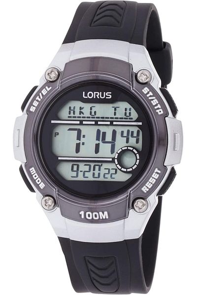 Generic Lorus Digital Man Mens Digital Quartz Watch With Polyurethane Bracelet R2331Mx9