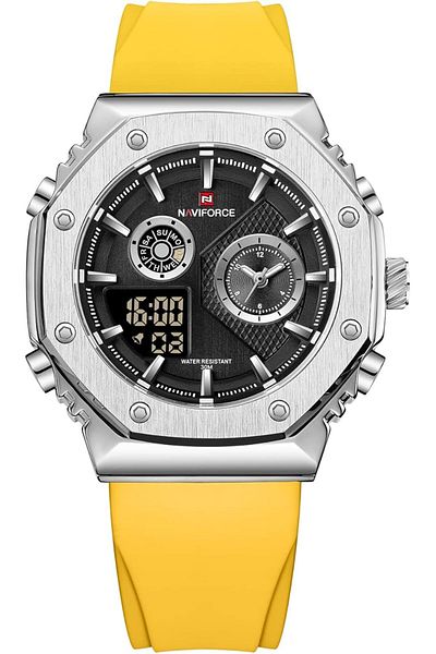 Generic Naviforce Men Dual Display Analog Digital Watch Multifunctional Military Quartz Wrist Watches Sport