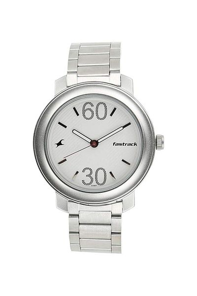 Generic Fastrack Straight Lines Analog Black Dial Men Watch 3222Sl01 Black Strap