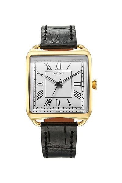 Generic Titan Analog White Dial Men Casual Watch