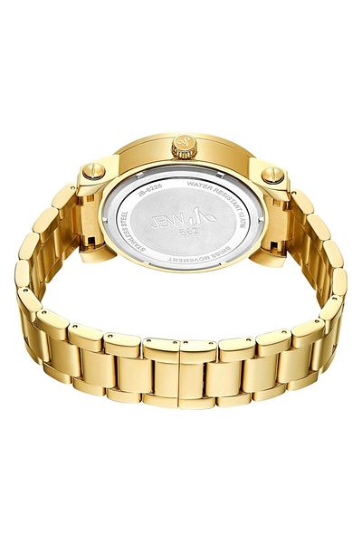 Generic Jbw Watch Display And Strap Jb 6225 M Gold Analog Display Swiss Quartz Movement
