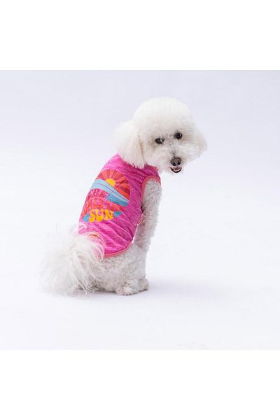 Pawstar Fuchsia the Sun Cat Dog T-Shirt - Cat Dog Apparel