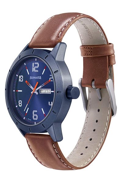 Generic Sonata Nxt Analog Blue Dial Men Watch 7137Al04 7137Al04