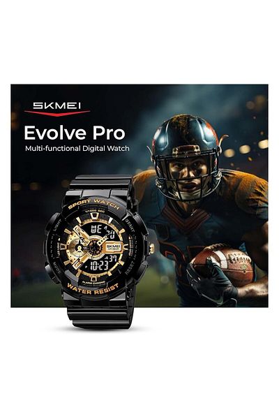 Generic Skmei Men Digital Sports Watch Waterproof Military Stopwatch Countdown Auto Date Alarm