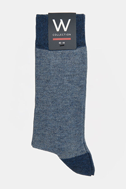 W Collection Indigo Cotton/Bamboo Socks