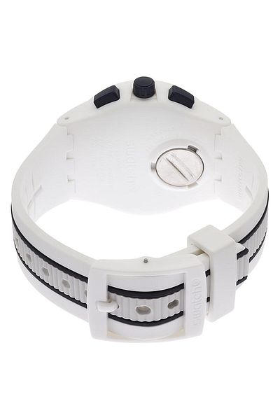 Generic Swatch Escalator Chronograph White Dial Men Watch Susw408