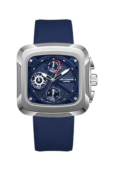 Generic Lee Cooper Men Watch Multi Function Display And Silicone Strap Lc08012 399 Blue