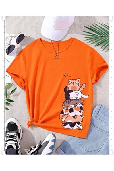 VESTIR BIEN Tricou pentru copii cu imprimeu Sweet Cats