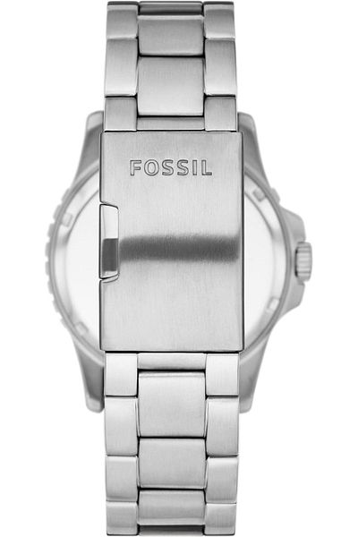 Generic Fossil Watch For Men Blue Three Hand Date Stainless Steel Watch With A 42 Mm Case Size