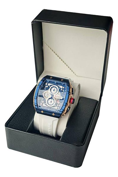 Generic Fashion Men Watches Luxury Watches For Men 47Mm Diameter Large Dial Stainless Steel Strap 3Atm Water