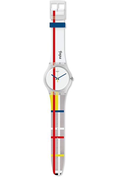 Generic Swatch Watch The Red Shiny Line The Red Shiny Line New Gent New Gent Suoz297