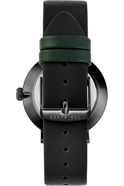 Generic Ted Baker Gents Black Eco Leather Strap Watch Model Bkppgs3039I