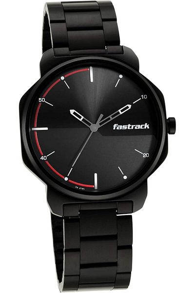 Generic Fastrack Casual Analog Black Dial Men Watch 3254Nm01 Black