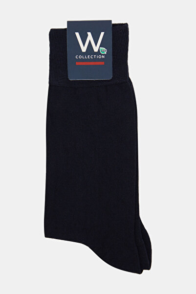 W Collection Dark Blue Bamboo Socks