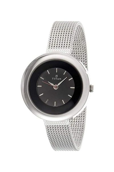 Generic Titan Black Dial Analog Watch