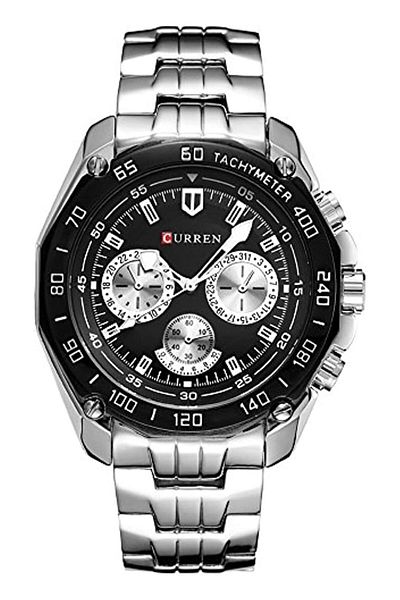 Generic Dhnqkj Brand Fashion Quartz Watch Men Casual Waterproof Wristwatch New Full Steel Watch