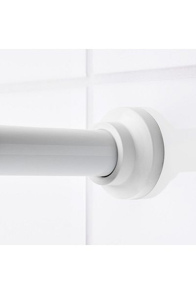 IKEA قضيب ستارة دش BOTAREN، أبيض، 120-200 سم
