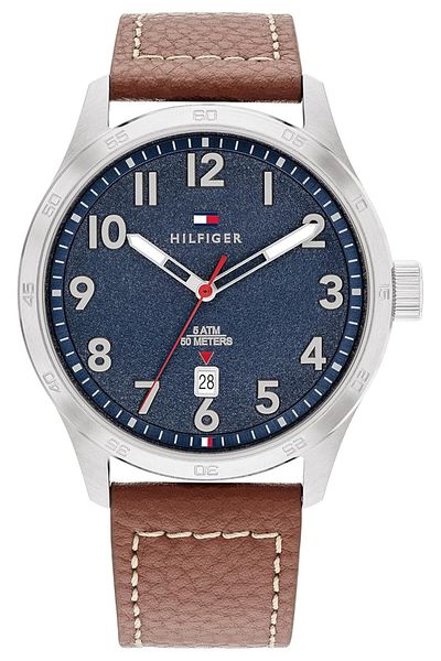 Generic Tommy Hilfiger Forrest Mens Navy Dial Stainless Steel Watch 1710559