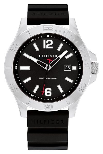 Generic Tommy Hilfiger Ryan Mens Black Dial Stainless Steel Watch 1710539